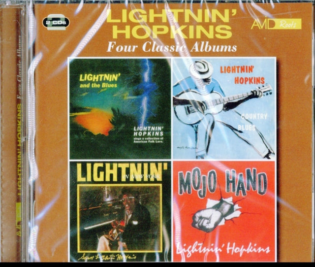 This CD is brand new.Format: CDMusic Style: Texas BluesThis item's title is: 4 Classic Albums (Lightnin & The Blues / Country Blues / Lightnin In New York / Mojo Hand)Artist: Lightnin' HopkinsLabel: AVID UKBarcode: 5022810715924Release Date: 11/4/2016