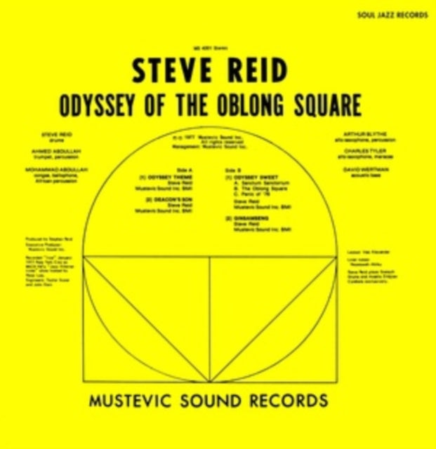 This CD is brand new.Format: CDMusic Style: Free JazzThis item's title is: Odyssey Of The Oblong Square (Gold CD)Artist: Steve ReidLabel: SOUL JAZZ RECORDSBarcode: 5026328305141Release Date: 11/25/2022