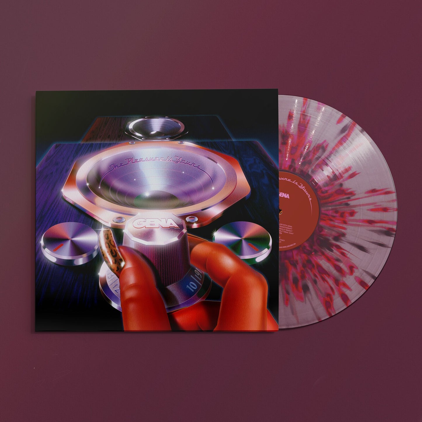 Pleasure Is Yours (Clear Red & Black LP Vinyl)