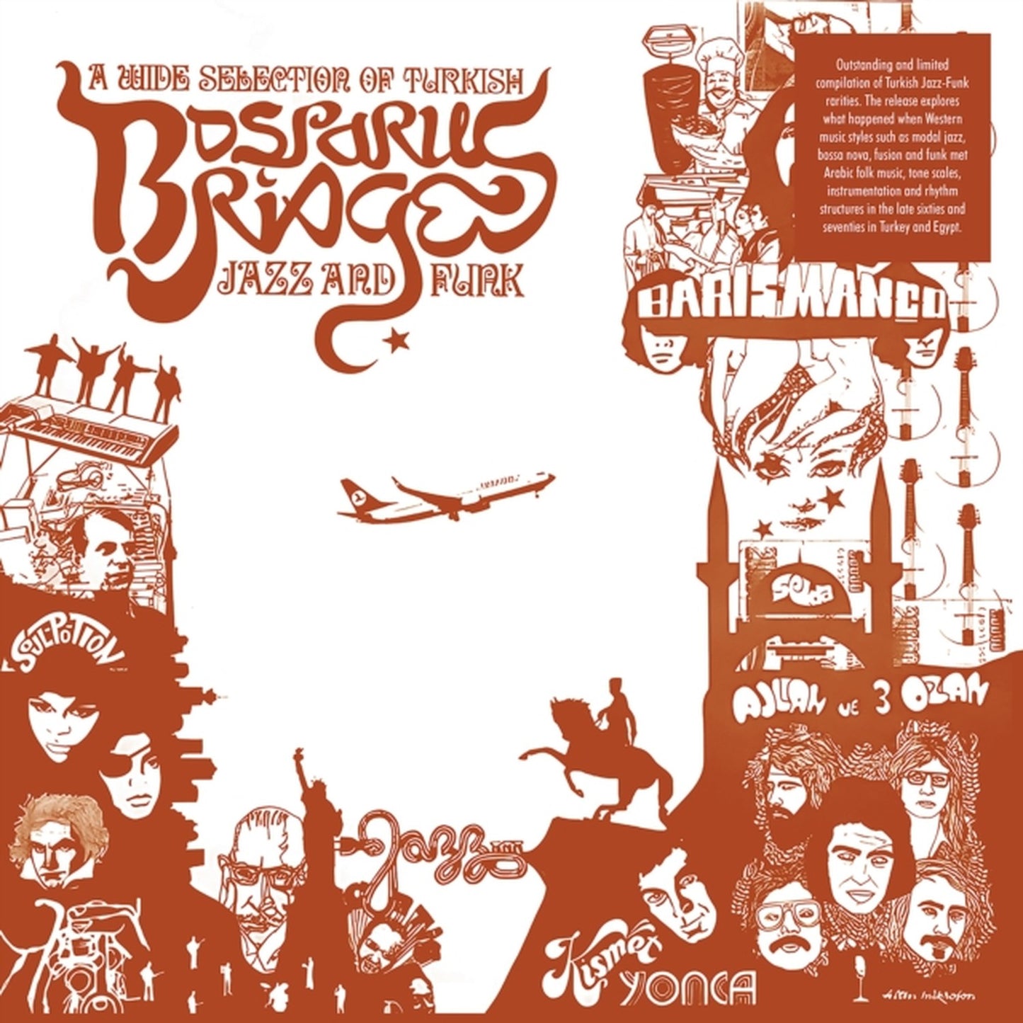 Bosporus Bridges - A Wide Selection Of Turkish Jazz & Funk 1968-1978