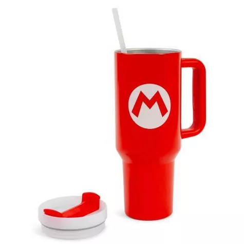 Tumbler (40 oz): Super Mario: Mario Icon - Pyramid America