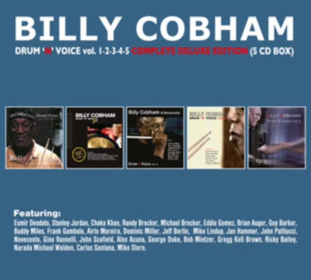 This CD is brand new.Format: CDThis item's title is: Drum N Voice, Vols. 1 To 5 (Deluxe/5CD)Artist: Billy CobhamBarcode: 8012786934228Release Date: 5/17/2024