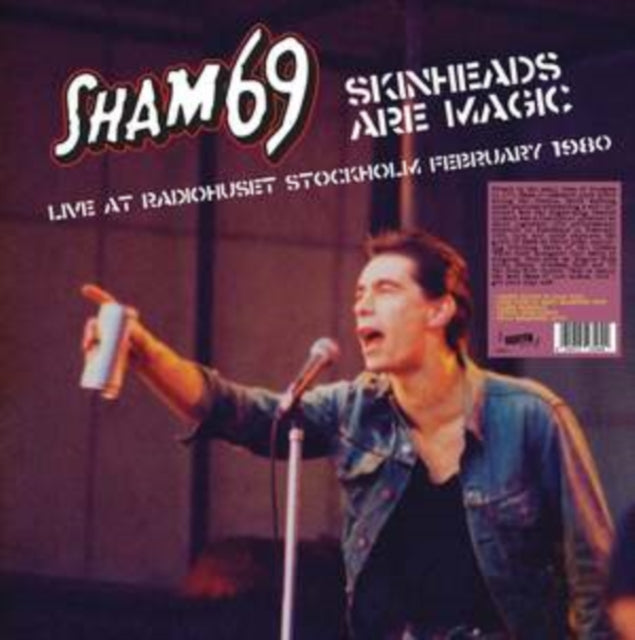 Skinheads Are Magic - Live In Stockholm 02/02/1980 (Red Marbled LP Vinyl)