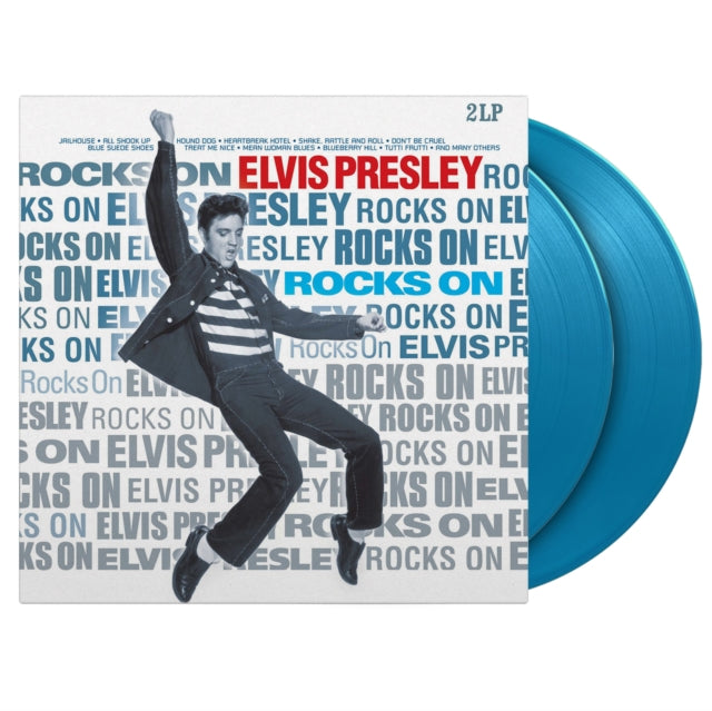 This LP Vinyl is brand new.Format: LP VinylThis item's title is: Rocks On (2LP/180G/Solid Blue Vinyl)Artist: Elvis PresleyBarcode: 8719039007387Release Date: 9/12/2025