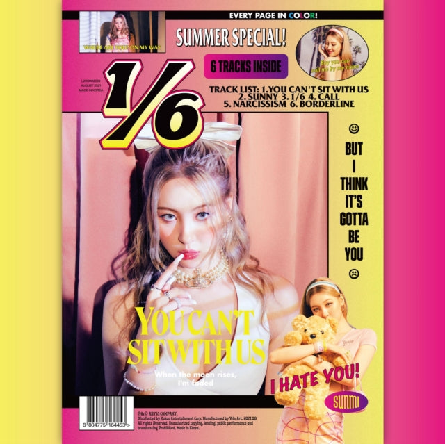 This CD is brand new.Format: CDMusic Style: K-popThis item's title is: 1/6Artist: SunmiBarcode: 8804775164453Release Date: 10/1/2021