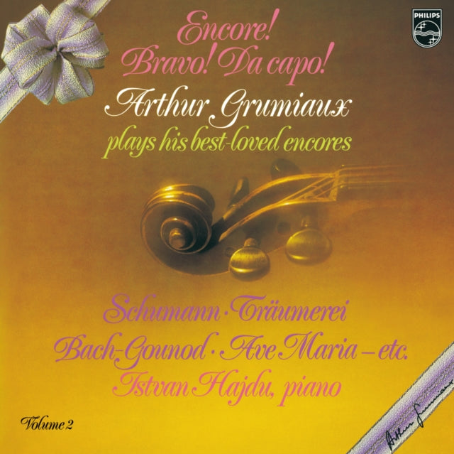 Product Image : This LP Vinyl is brand new.<br>Format: LP Vinyl<br>This item's title is: Encore! Bravo! Da Capo! Arthur Grumiaux Plays His Best Loved Encores Vol. 2 (180G)<br>Artist: Arthur Grumiaux<br>Label: ANALOGPHONIC<br>Barcode: 8808678161083<br>Release Date: 9/21/2018