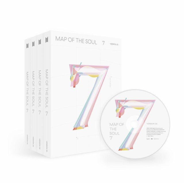 BTS: The Best (2CD/Booklet) (Japanese Ver.) & Map Of The Soul: 7 (4 Different Covers)