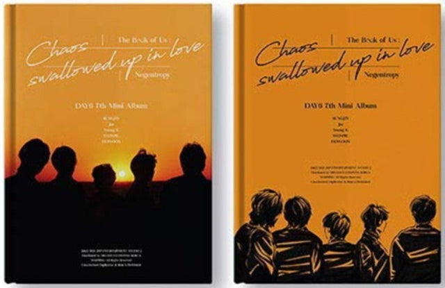 This CD is brand new.Format: CDMusic Style: K-popThis item's title is: Book Of Us: Negentropy - Chaos Swallowed Up In Love (7Th Mini Album)Artist: Day6Barcode: 8809633189692Release Date: 4/20/2021
