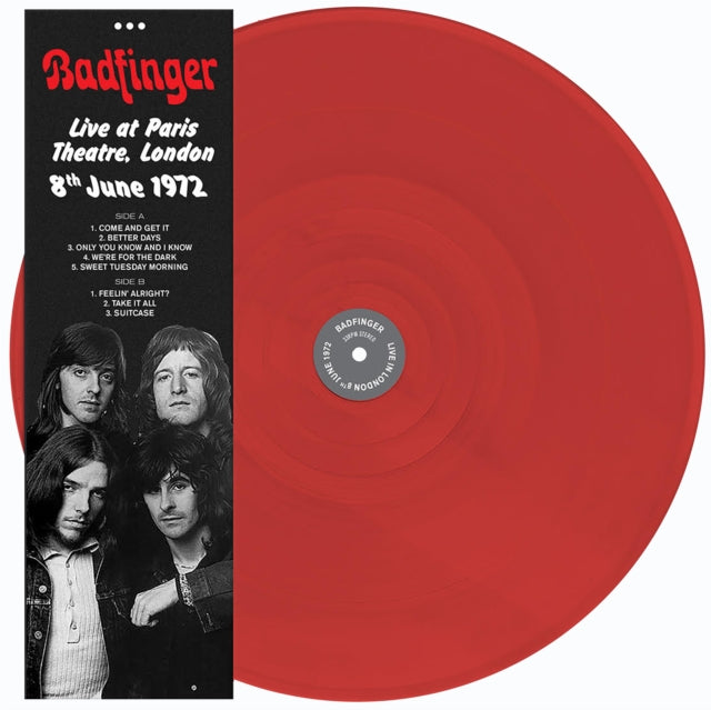 Live At Paris Theatre. London 8Th June 1972 (Red LP Vinyl)