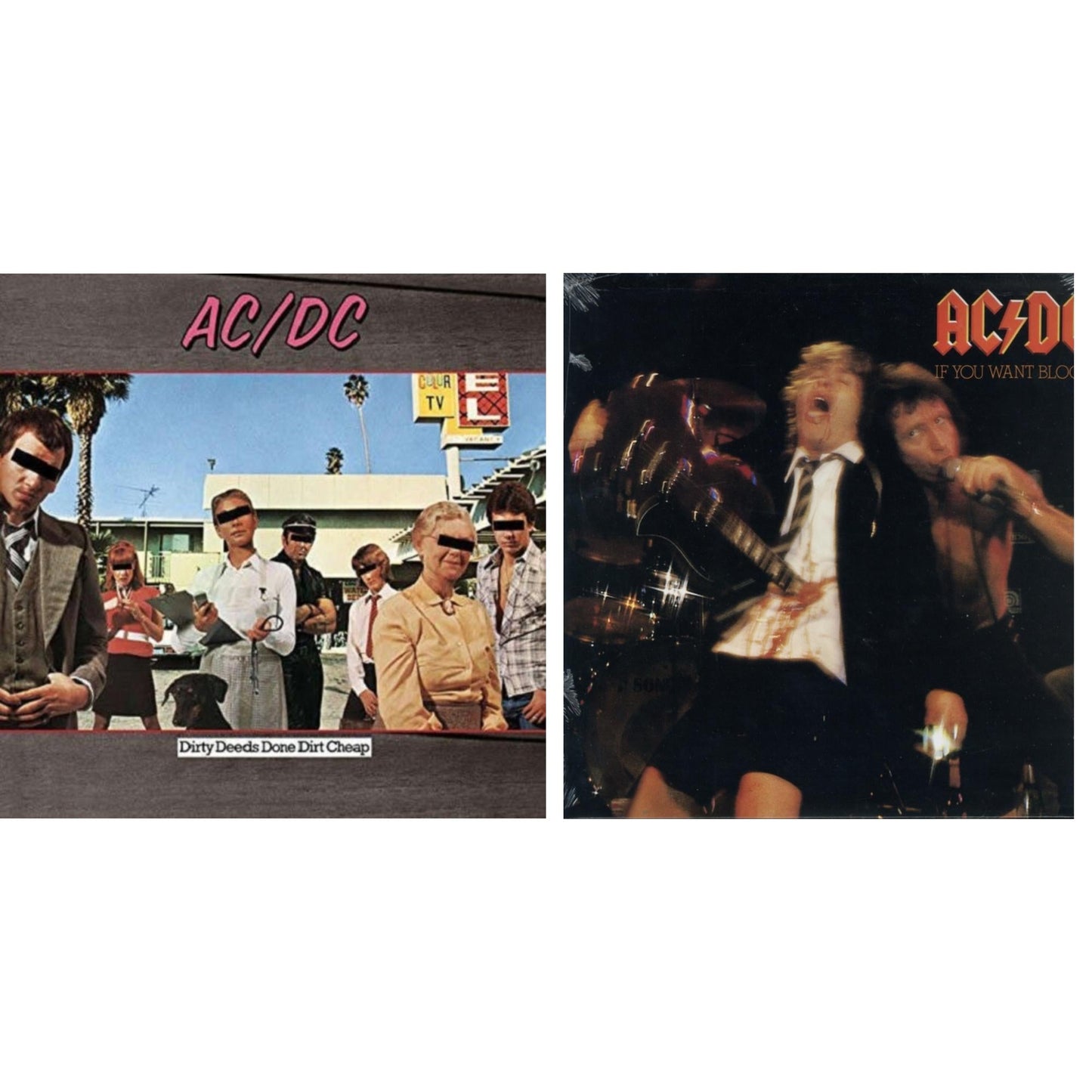 Dirty Deeds Done Dirt Cheap (180G) & If You Want Blood You've Got It (180G)