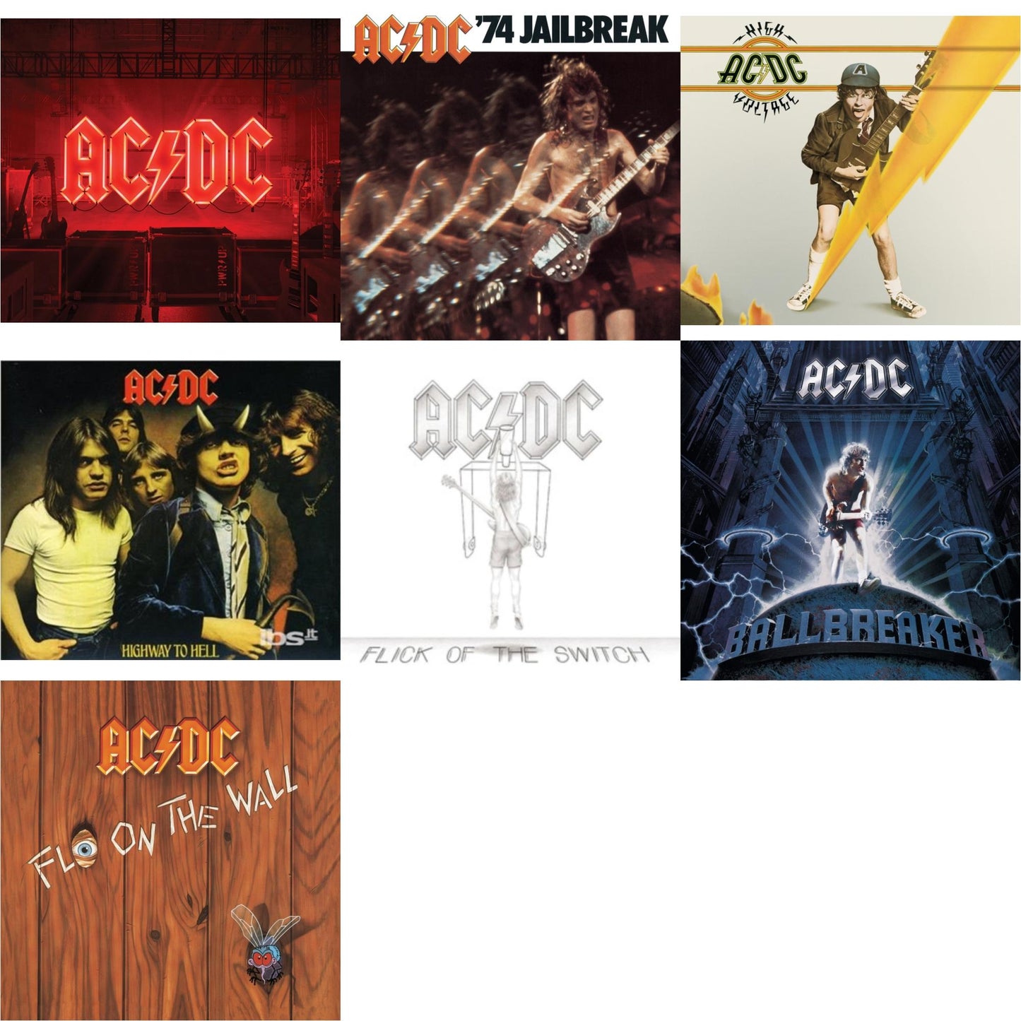 Power Up (Softpak/Booklet) & 74 Jailbreak & High Voltage & Highway To Hell & Flick Of The Switch & Ballbreaker & Fly On The Wall