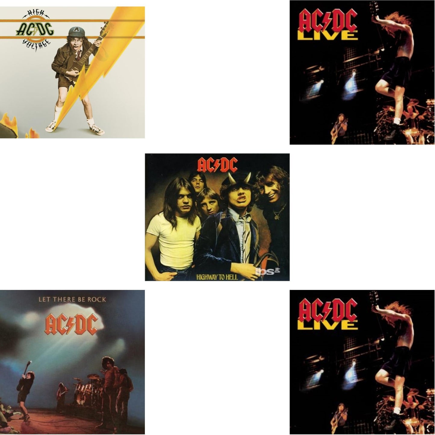 High Voltage & Let There Be Rock & Highway To Hell & Live & Live