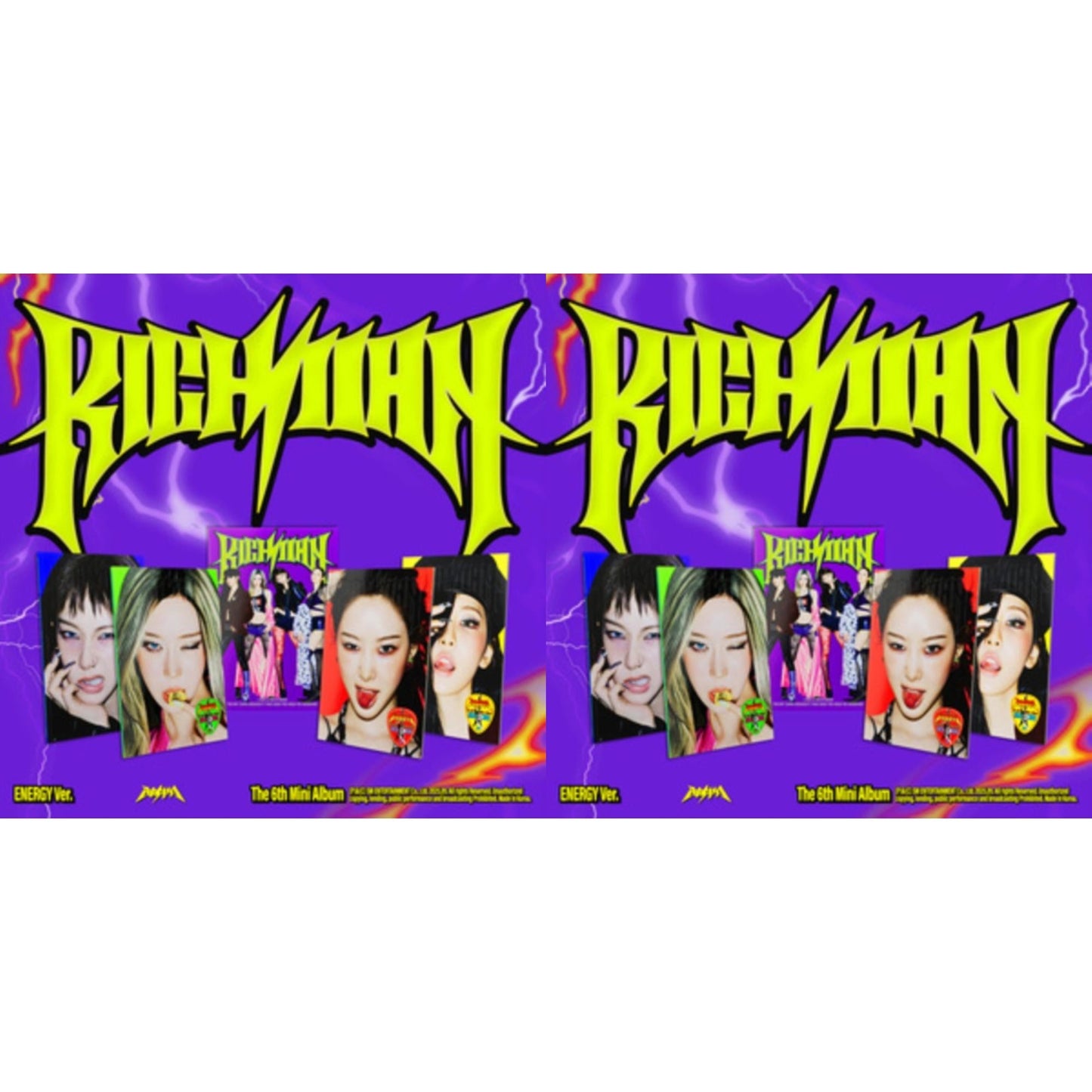 Rich Man (6Th Mini Album) (Energy Ver.) (Winter Version) & Rich Man (6Th Mini Album) (Energy Ver.) (Giselle Version)