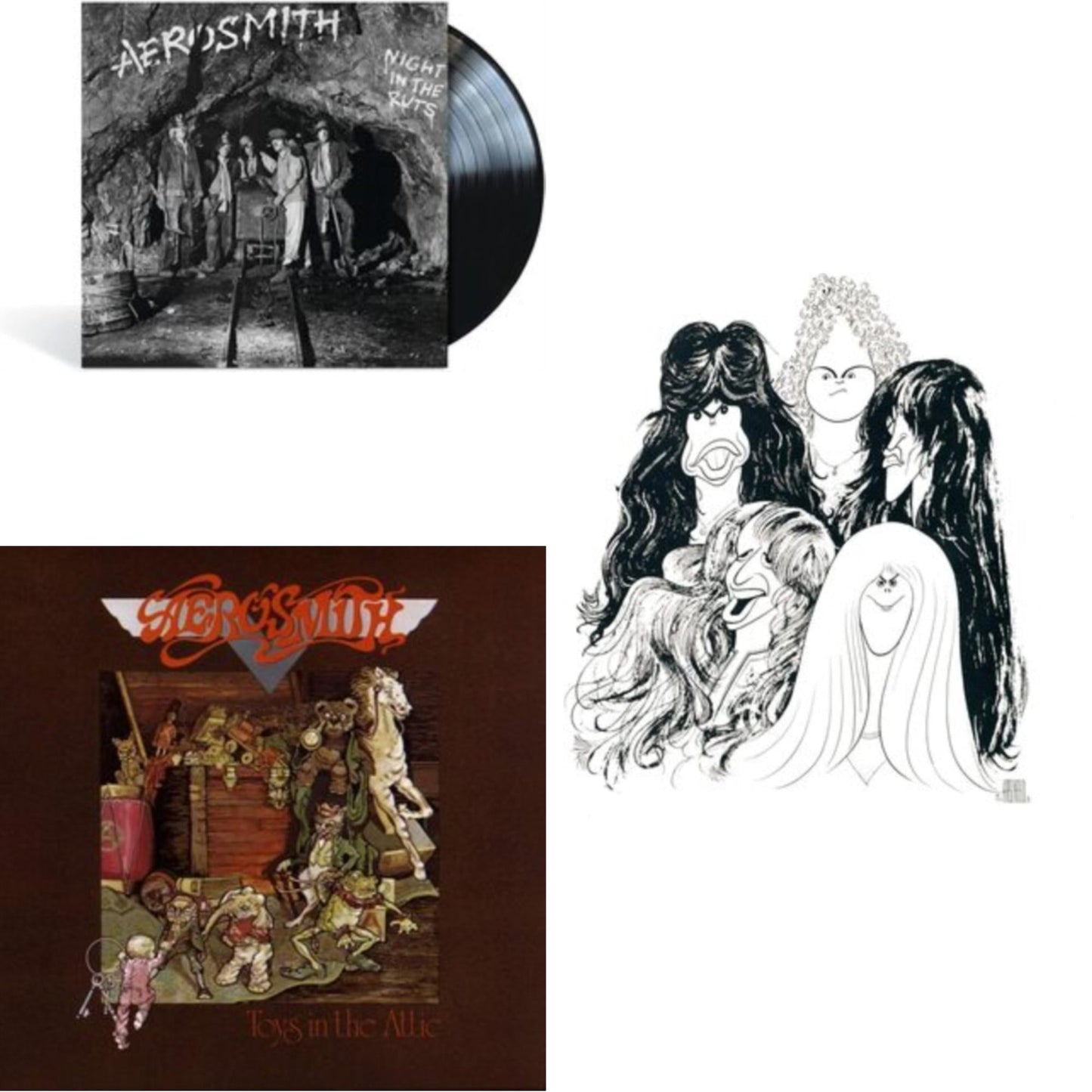 Night In The Ruts & Toys In The Attic & Draw The Line