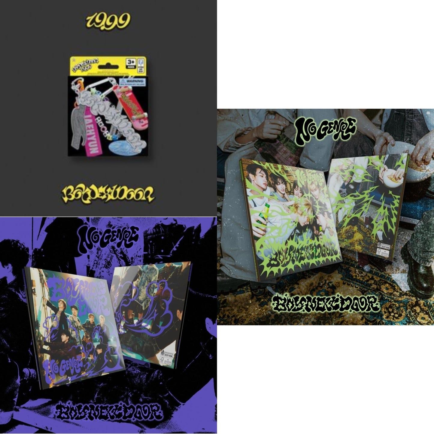 19.99 (Clink Ver.) & No Genre (Boynextdoor 4Th Ep) (No Matter Ver.) & No Genre (Boynextdoor 4Th Ep) (No Limit Ver.)