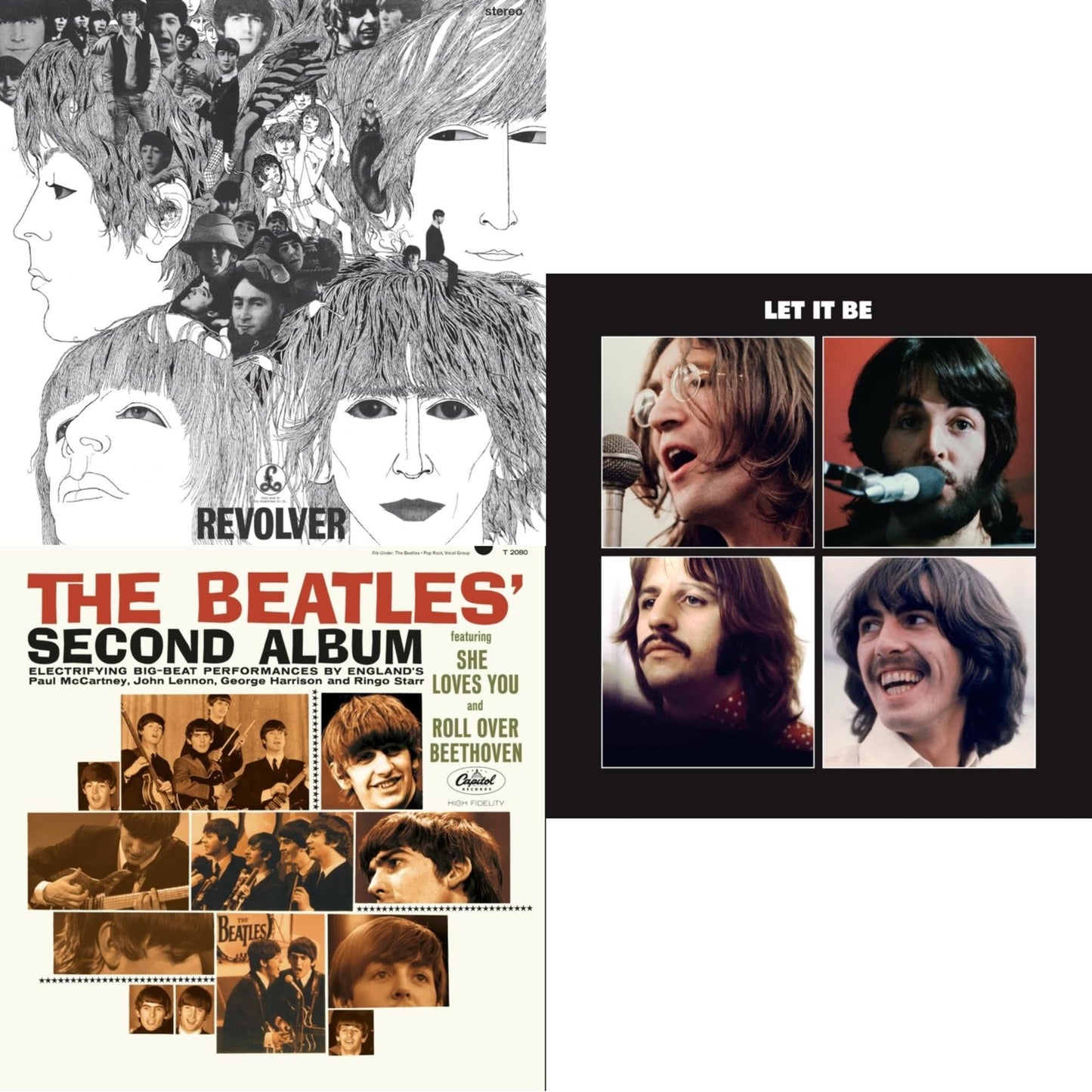 Revolver - Special Edition (Picture Disc) & Beatles Second Album & Let It Be Special Edition