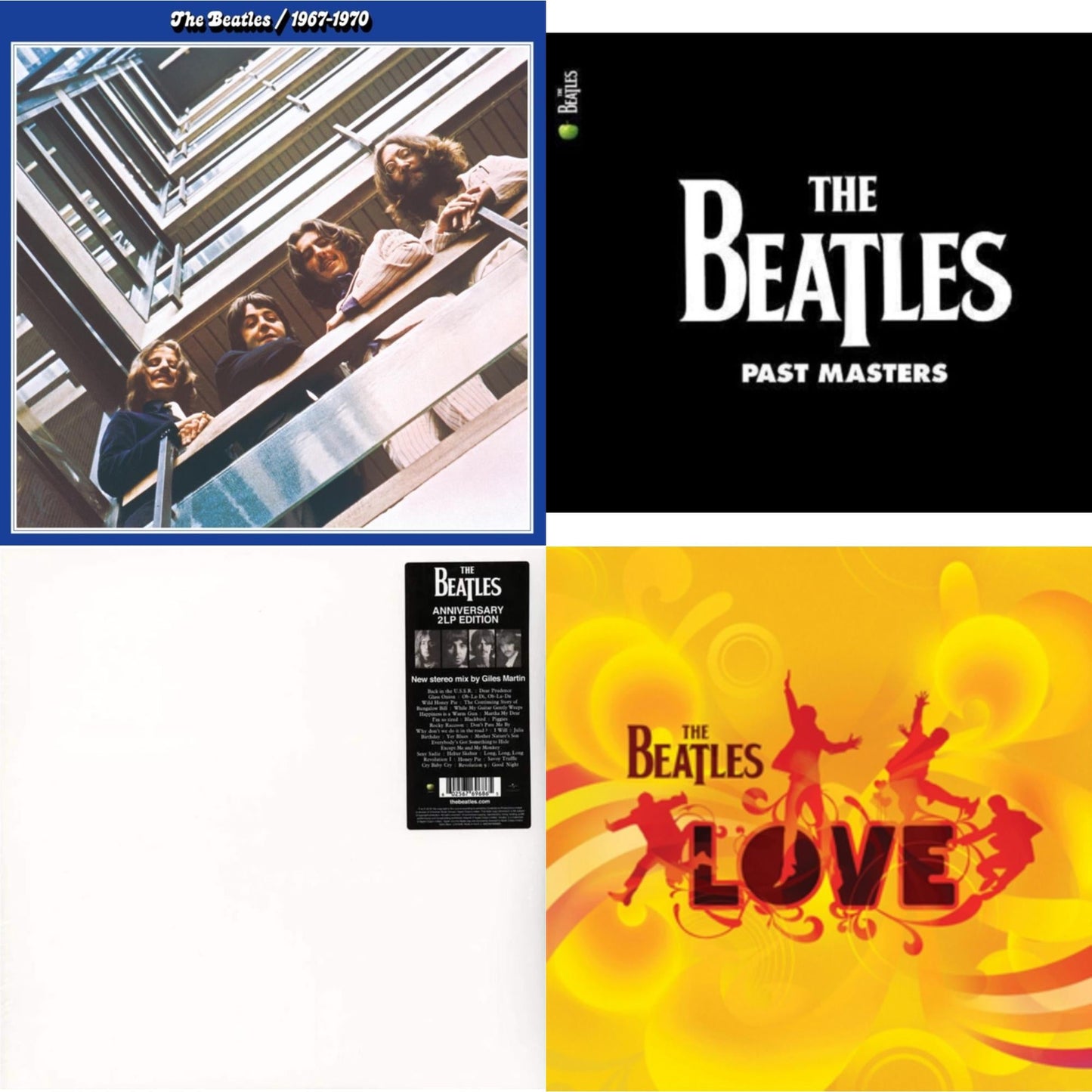 Past Masters 1 & 2 & Beatles 1967-1970 (2023 Edition) (Half-Speed) (3LP) & Love & Beatles (The White Album) (2LP)