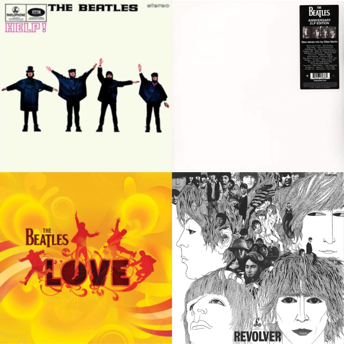 Help & Revolver Special Edition & Love & Beatles (The White Album) (2LP)