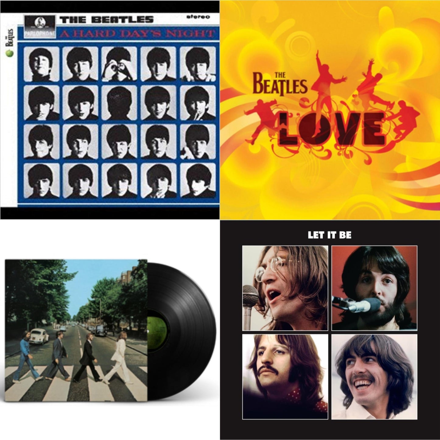 Hard Day's Night & Let It Be Special Edition & Love & Abbey Road Anniversary