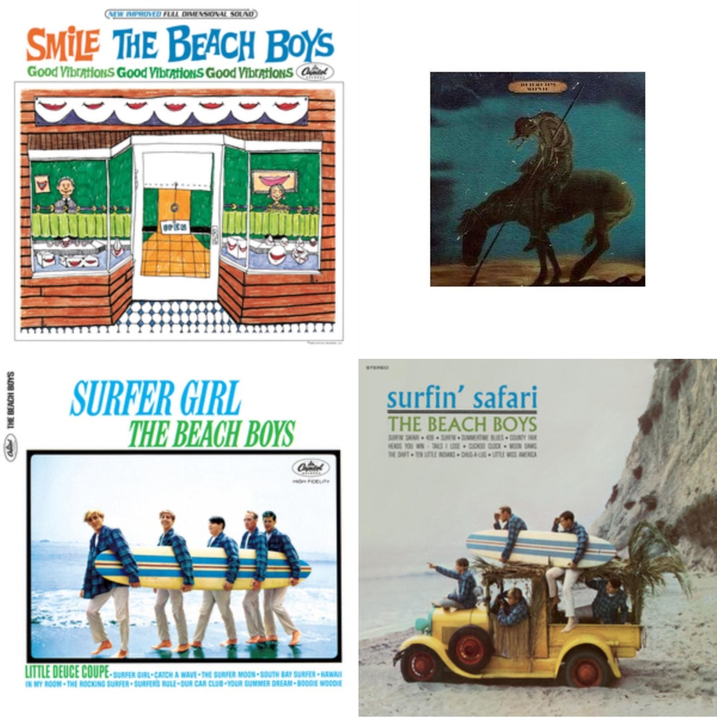 Smile Sessions & Surf's Up & Surfer Girl (75Th Anniversary) & Surfin' Safari (180G/Crystal Clear LP Vinyl)