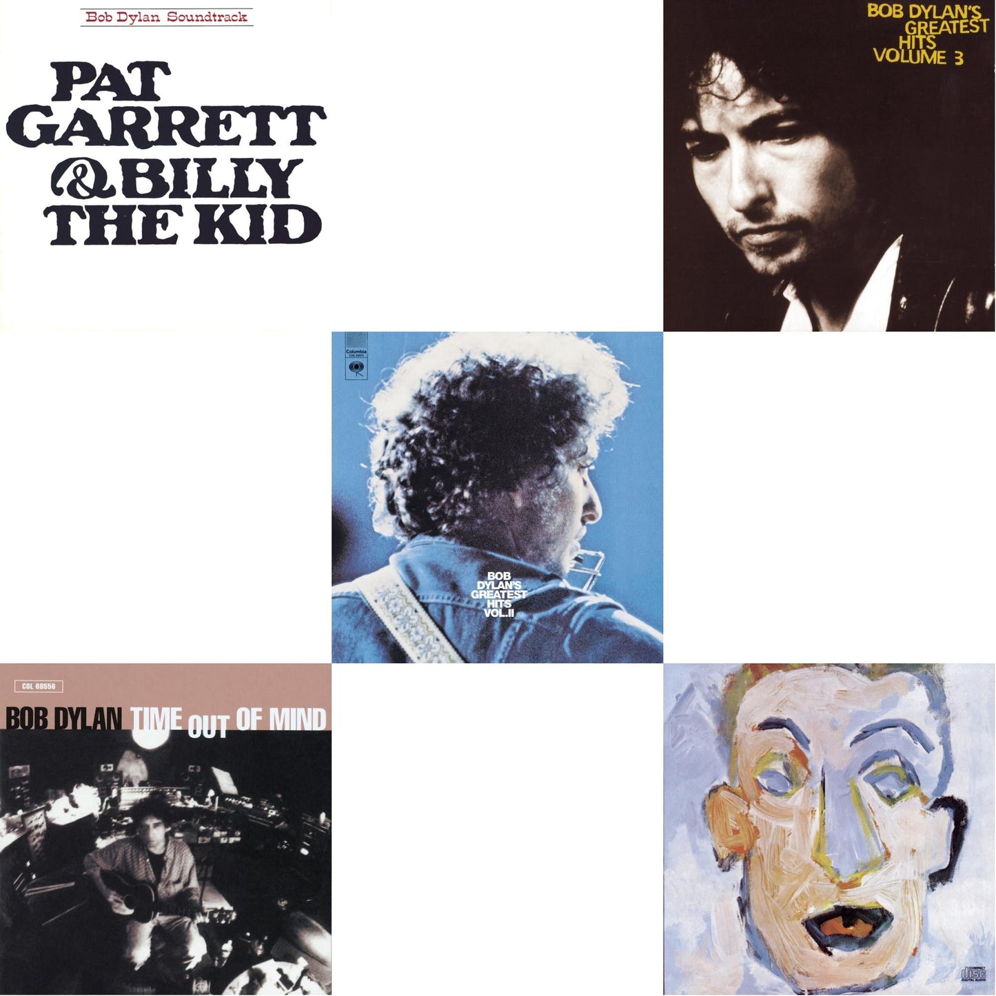 Greatest Hits Vol.2 & Time Out Of Mind & Pat Garrett & Billy The Kid & Greatest Hits Vol.3 & Self Portrait