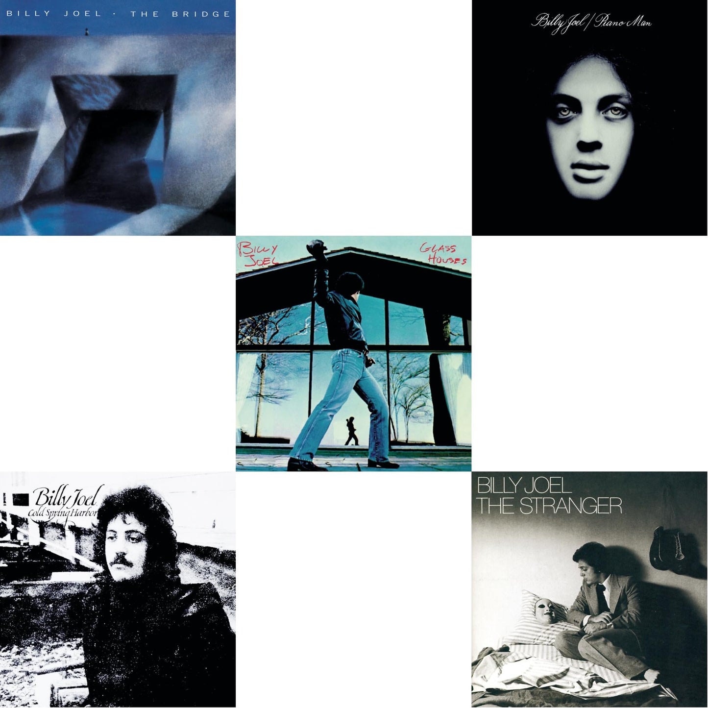 Bridge & Cold Spring Harbor & Glass Houses & Piano Man & Stranger