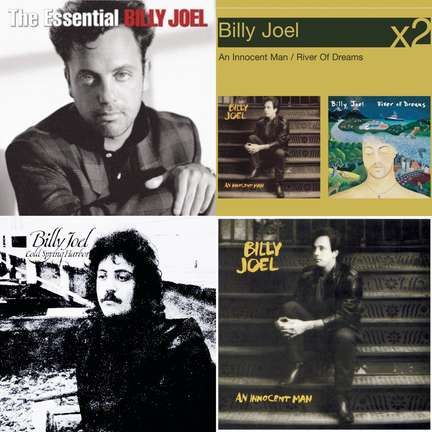Essential Billy Joel & River Of Dreams & Cold Spring Harbor & An Innocent Man