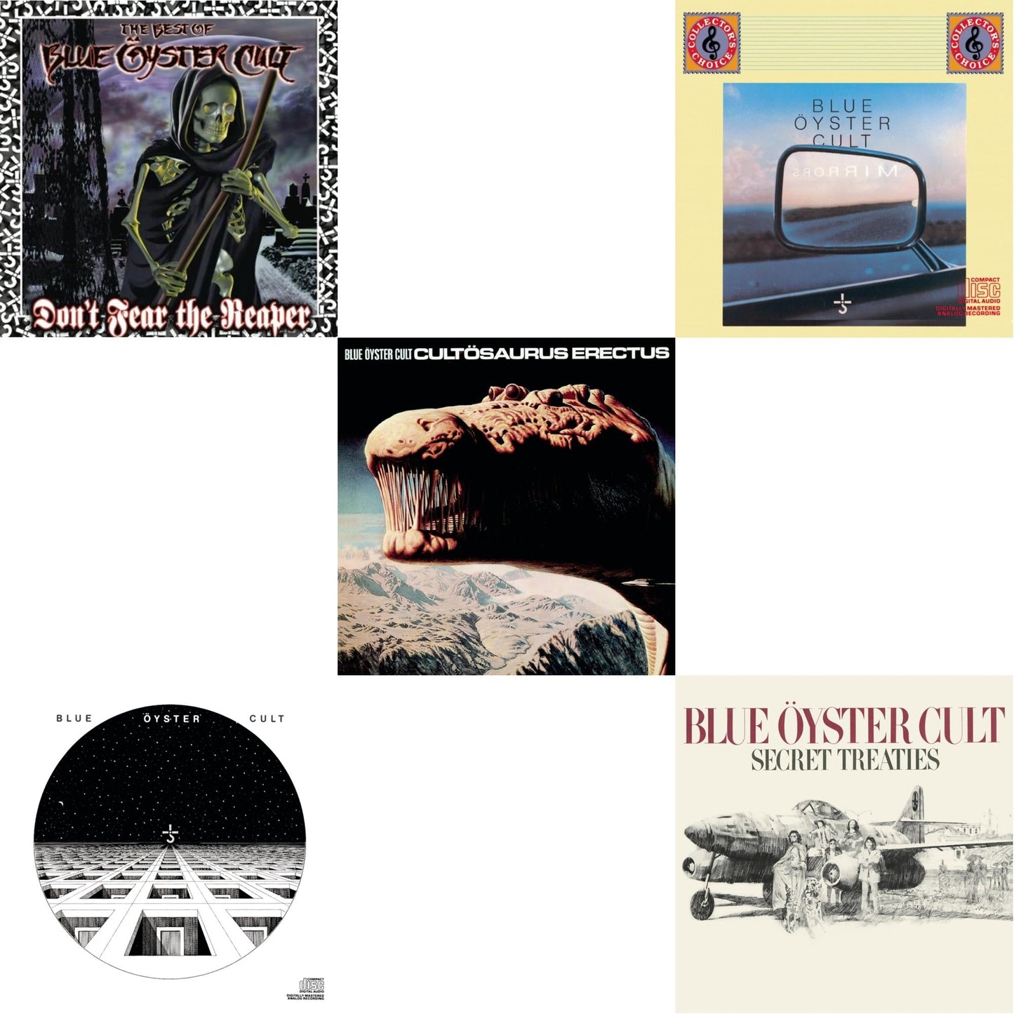 Don't Fear The Reaper: Best Of Blue Oyster Cult & Blue Oyster Cult & Cultosaurus Erectus & Mirrors & Secret Treaties