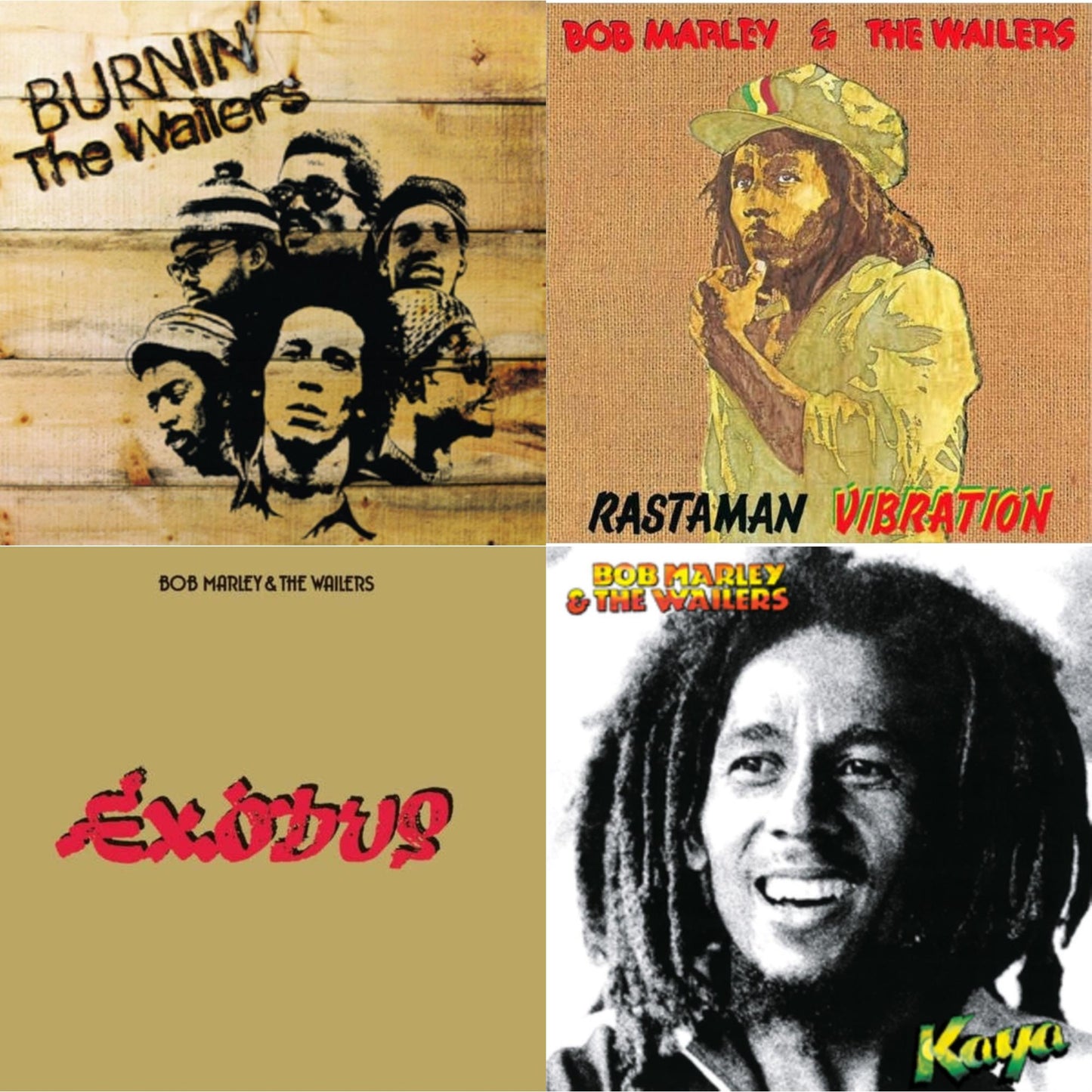 Burnin (180G) & Rastaman Vibration & Exodus & Kaya