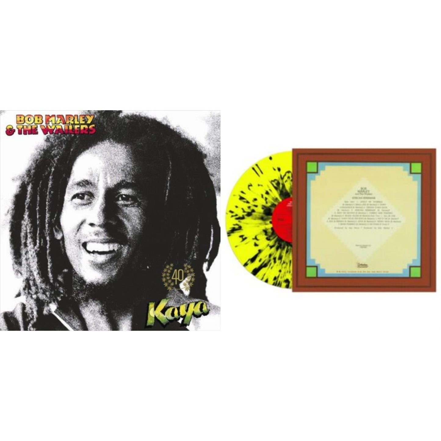 Kaya 40 (2LP) & African Herbsman (Yellow/Black Splatter LP Vinyl)