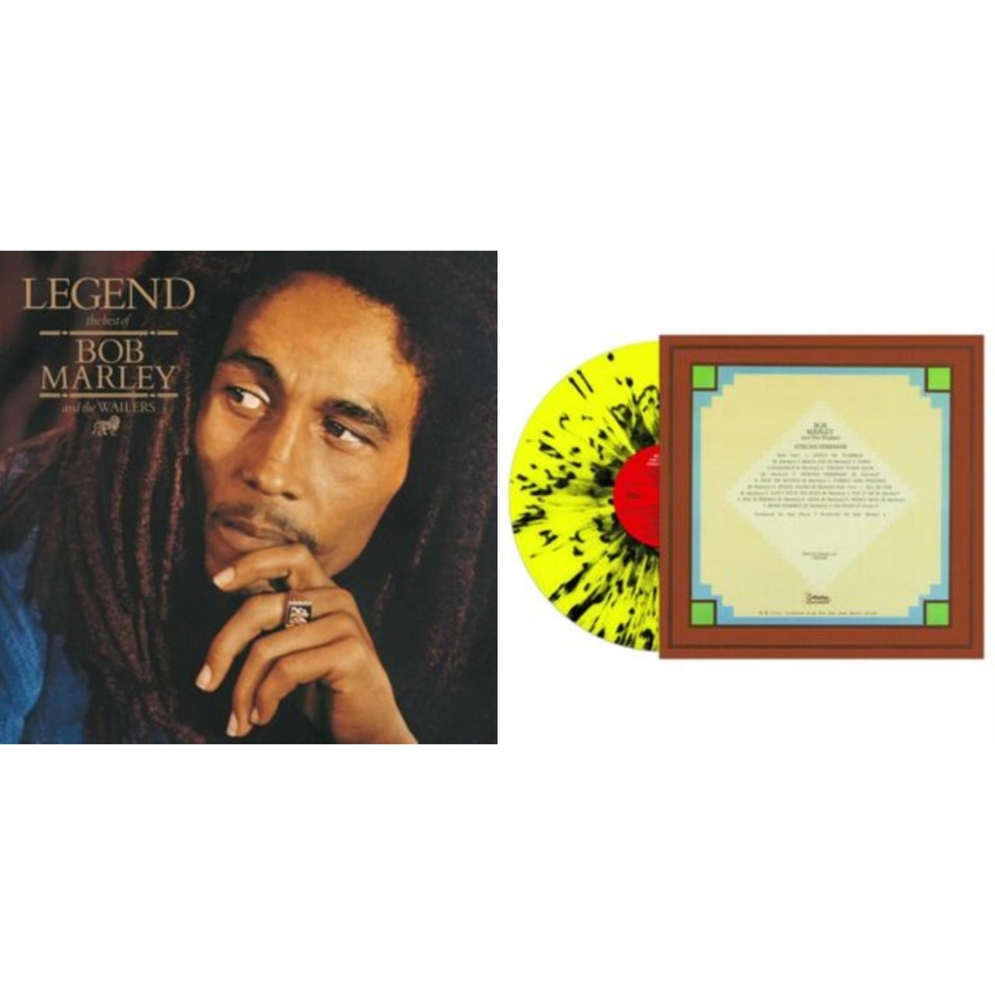 Legend & African Herbsman (Yellow/Black Splatter LP Vinyl)