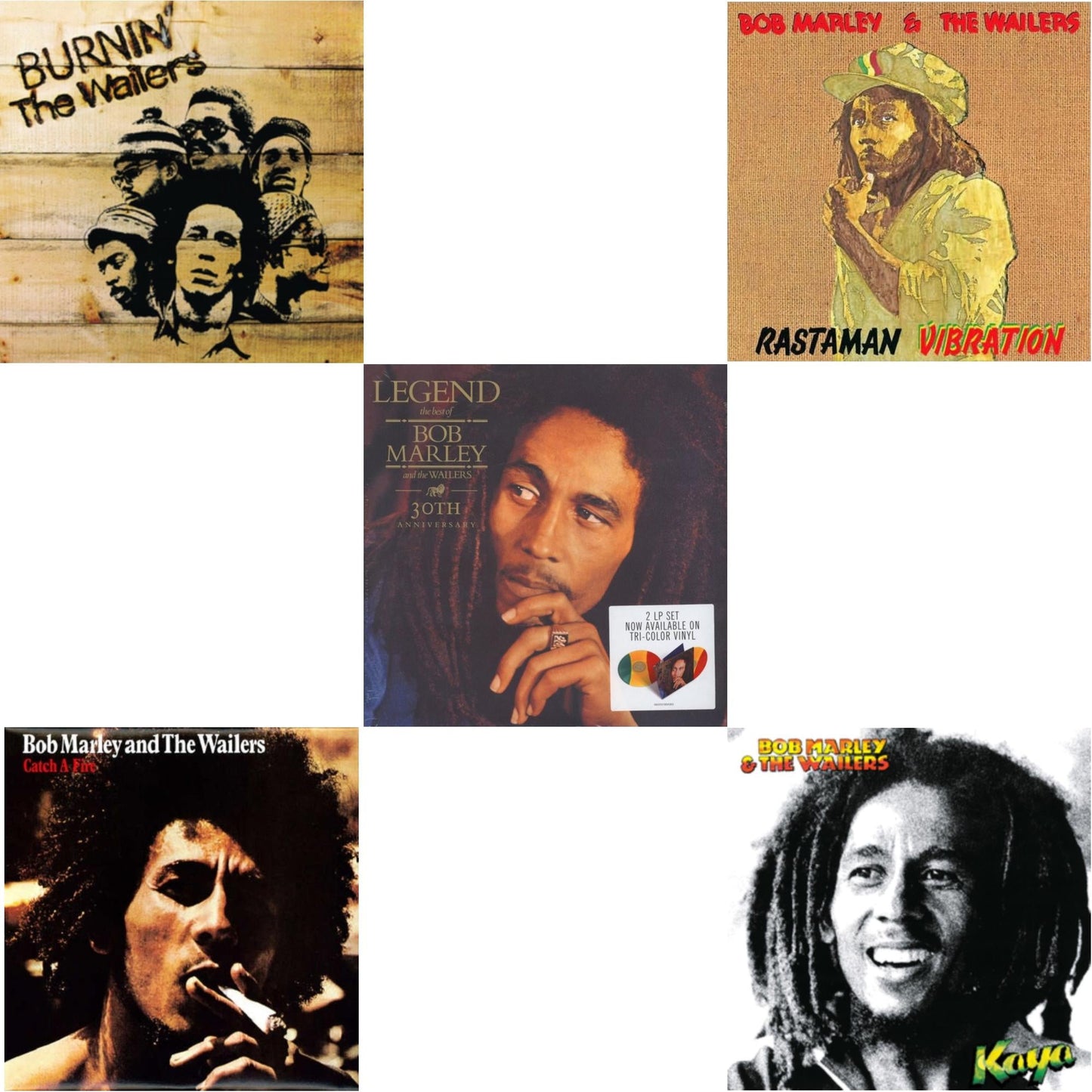 Burnin (180G) & Catch A Fire & Legend (30Th Anniversary) & Rastaman Vibration & Kaya