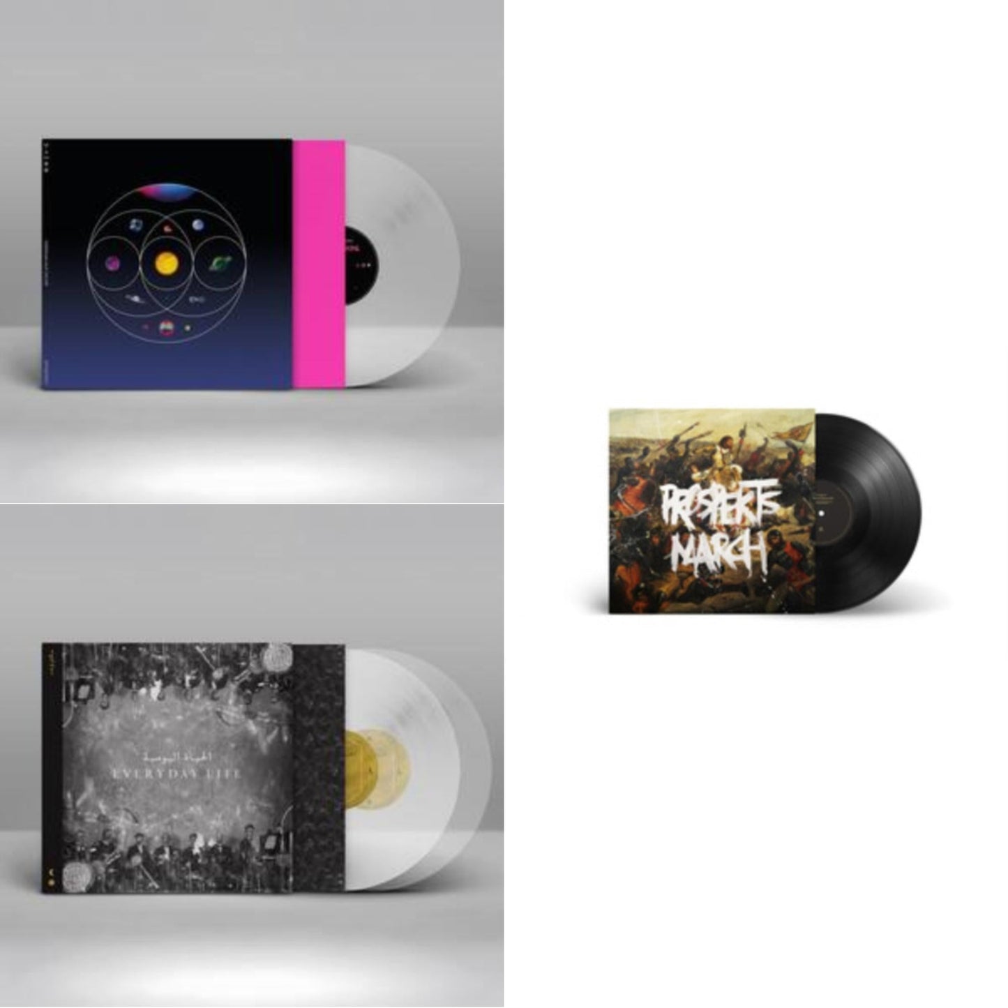 Music Of The Spheres (X) (140G/Clear Eco LP Vinyl) & Everyday Life (X) (2LP/140G/Clear Eco Vinyl) & Prospekt's March