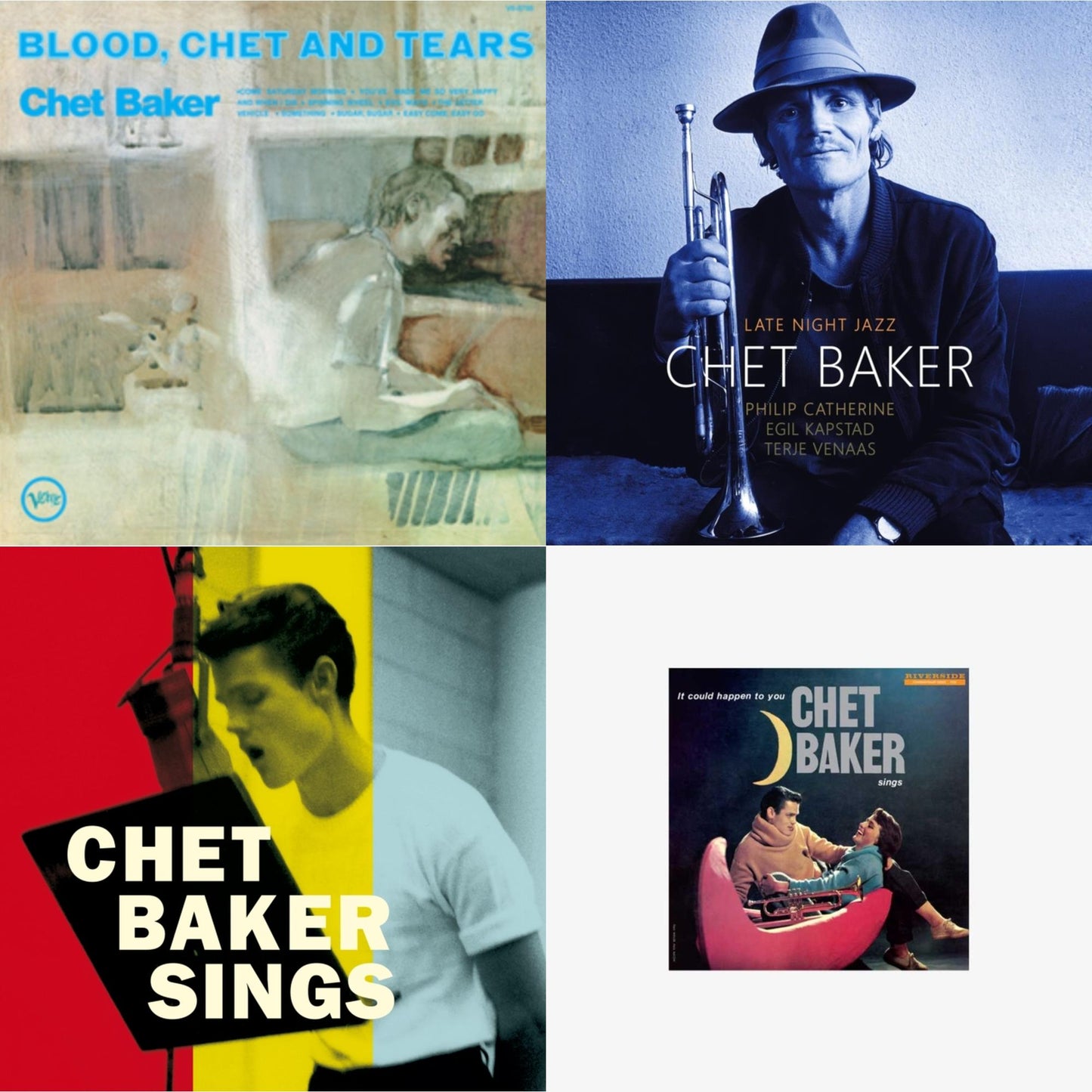 Blood, Chet & Tears (Verve By Request Series) & Late Night Jazz (2LP) & Chet Baker Sings & Chet Baker Sings: It Could Happen To You