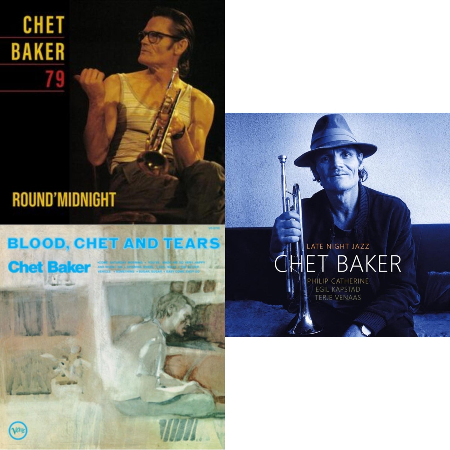 Round Midnight 79 & Blood, Chet & Tears (Verve By Request Series) & Late Night Jazz (2LP)