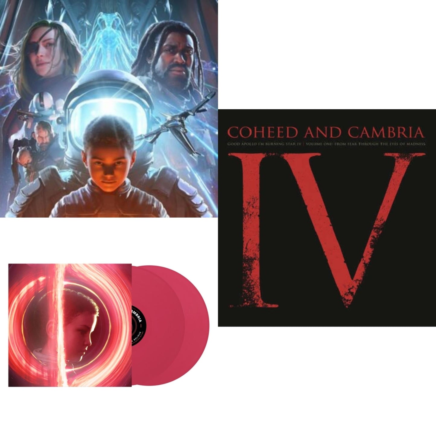 Vaxis Ii: A Window Of The Waking Mind (Transparent Sea Blue Vinyl/2LP) (I) & Father Of Make Believe (X) (Magenta Vinyl/2LP) & Good Apollo I'm Burning Star Iv Vol.1: From Fear Through The Eyes Of Madness (2LP/150G/Dlcard)