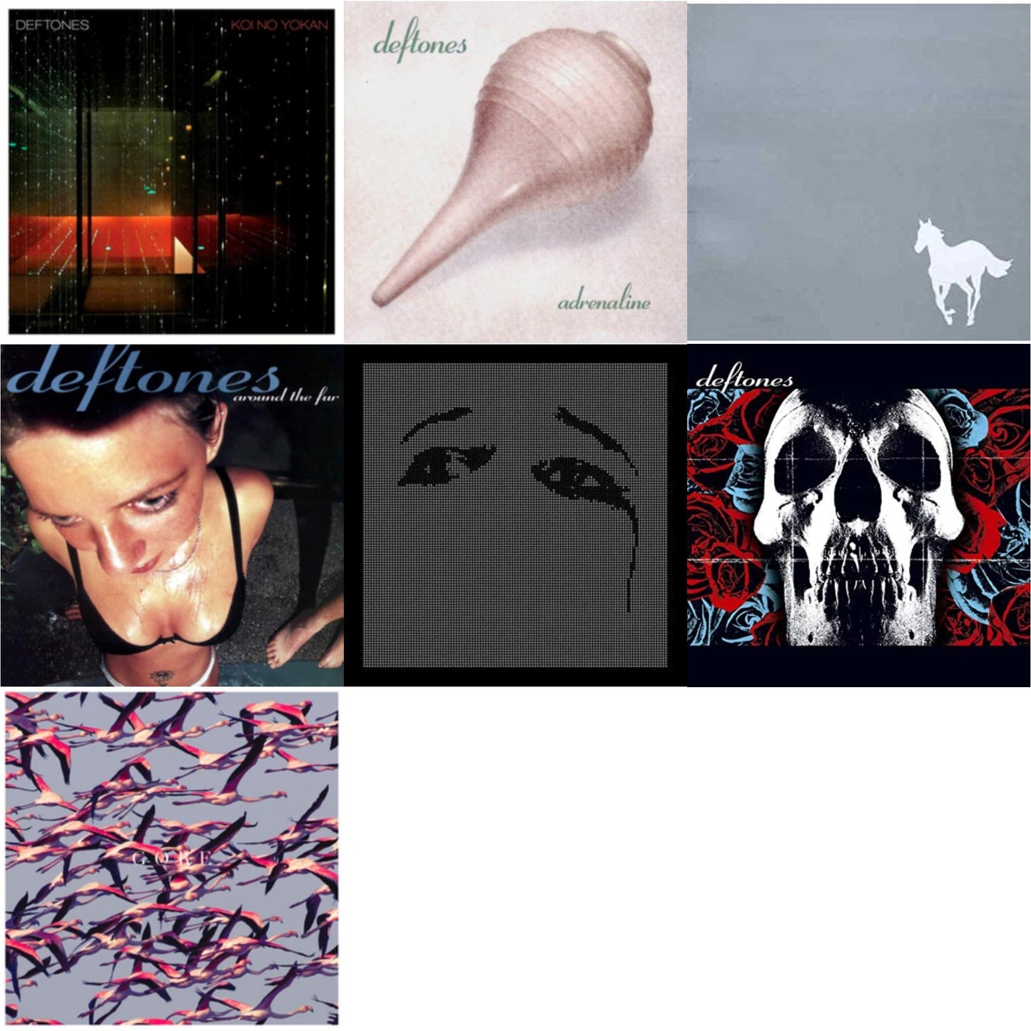 Adrenaline & Around The Fur & White Pony & Deftones & Ohms & Gore & Koi No Yokan