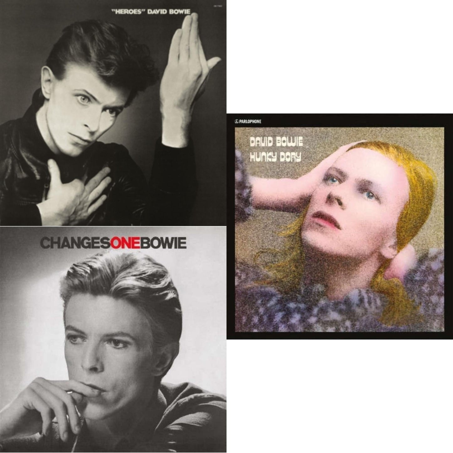 Heroes (2017 Remaster) & Changesonebowie (180G) & Hunky Dory