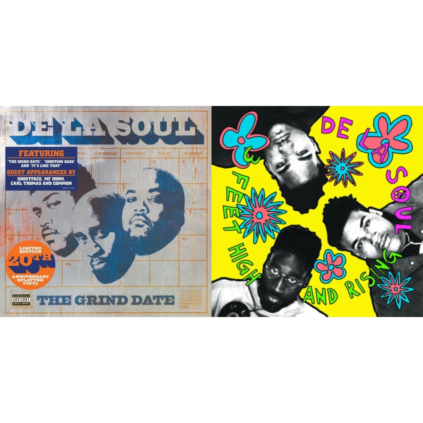Grind Date (X) (20Th Anniversary/Splatter Vinyl/2LP) & 3 Feet High & Rising (2LP/Yellow Vinyl)