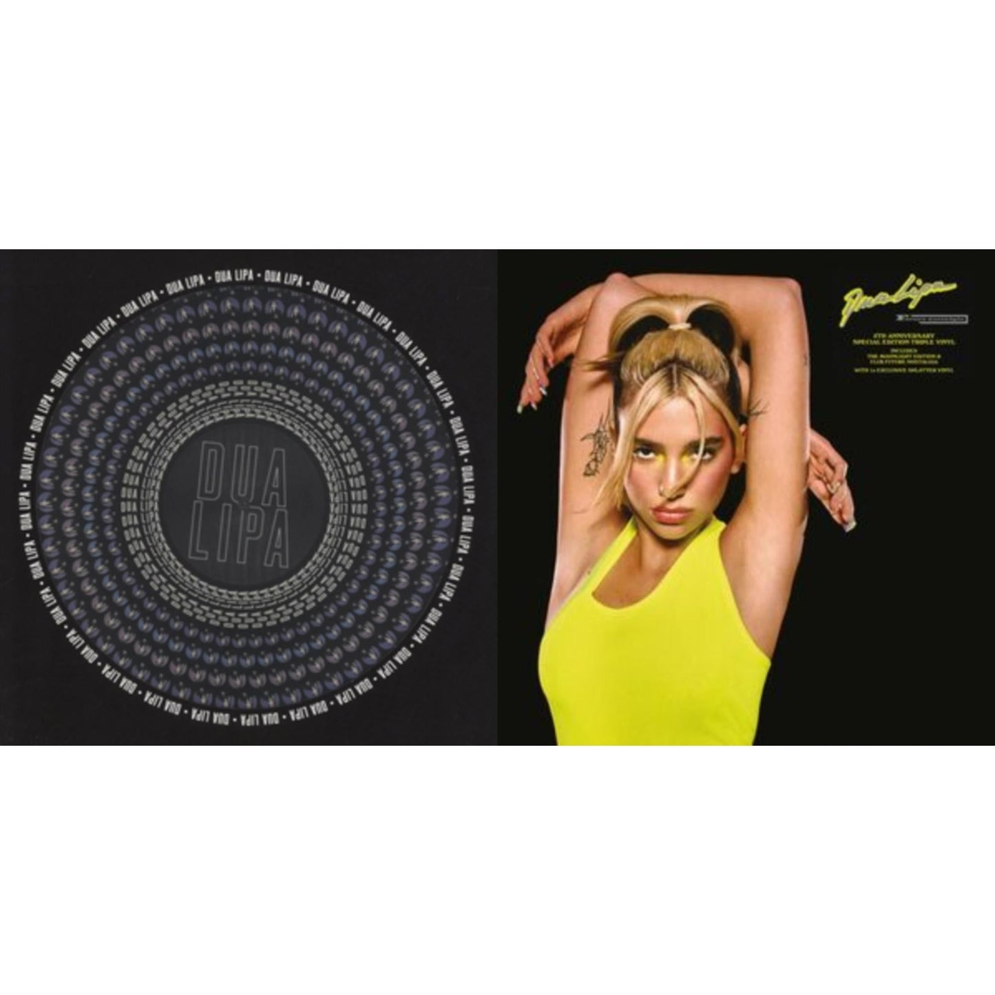 Dua Lipa (Zoetrope Picture Disc) & Future Nostalgia (5Th Ann/3LP/New Artwork/Splatter Vinyl)