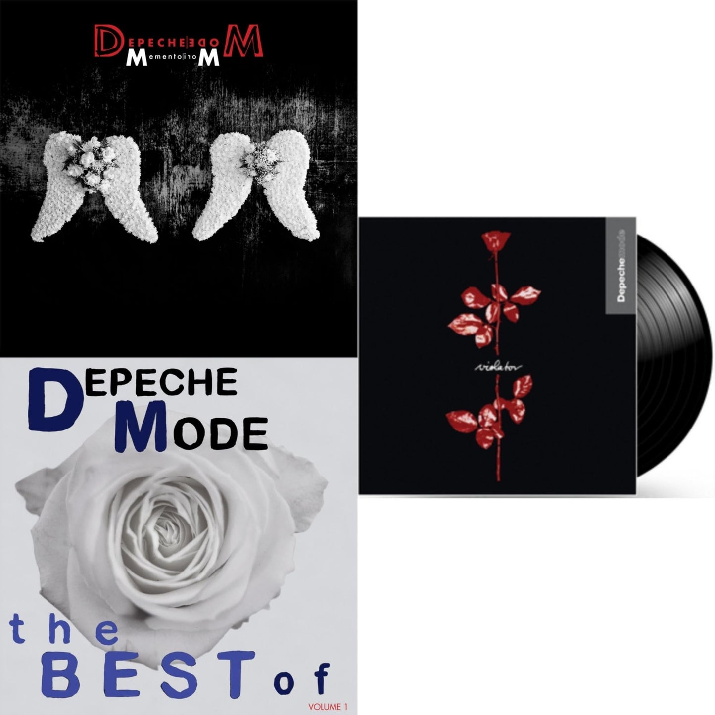 Memento Mori (2LP/Tri-Fold Jacket/Inner Sleeves/Poster) & Best Of Depeche Mode Vol. 1 (3LP) & Violator (180G)