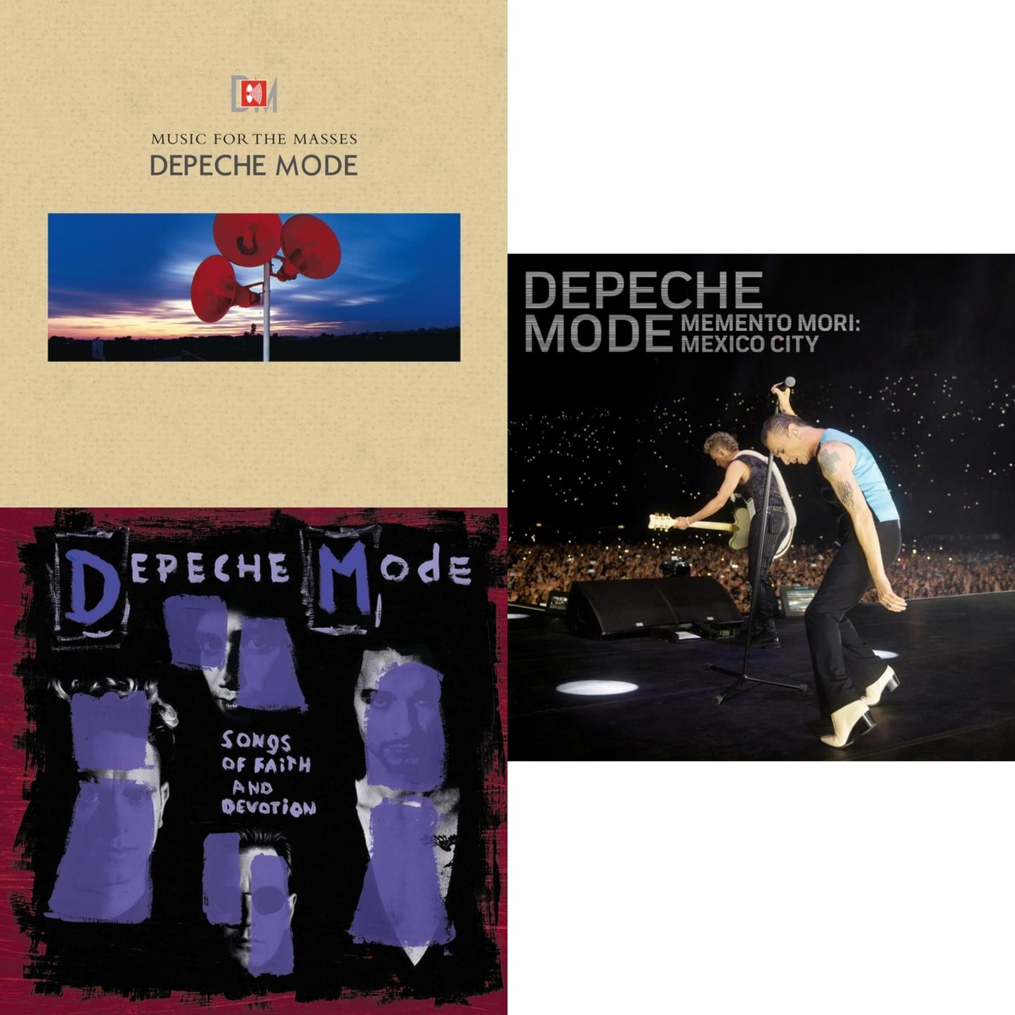 Music For The Masses & Songs Of Faith & Devotion & Memento Mori: Mexico City (2CD)