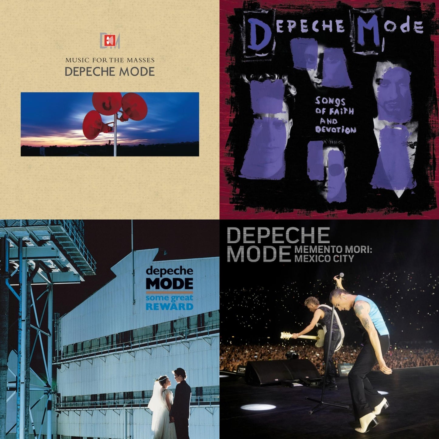 Music For The Masses & Songs Of Faith & Devotion & Some Great Reward & Memento Mori: Mexico City (2CD)