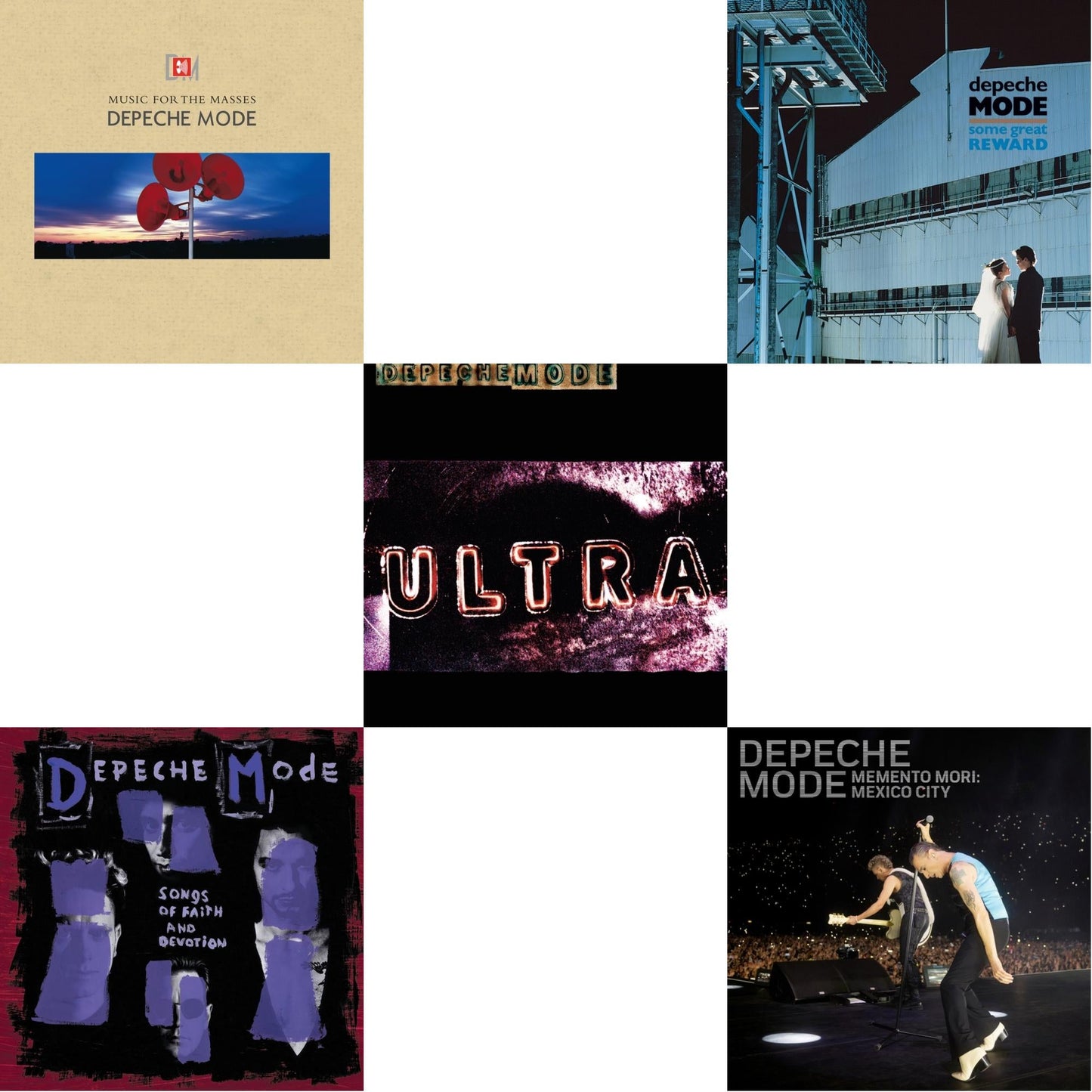 Music For The Masses & Songs Of Faith & Devotion & Ultra & Some Great Reward & Memento Mori: Mexico City (2CD)