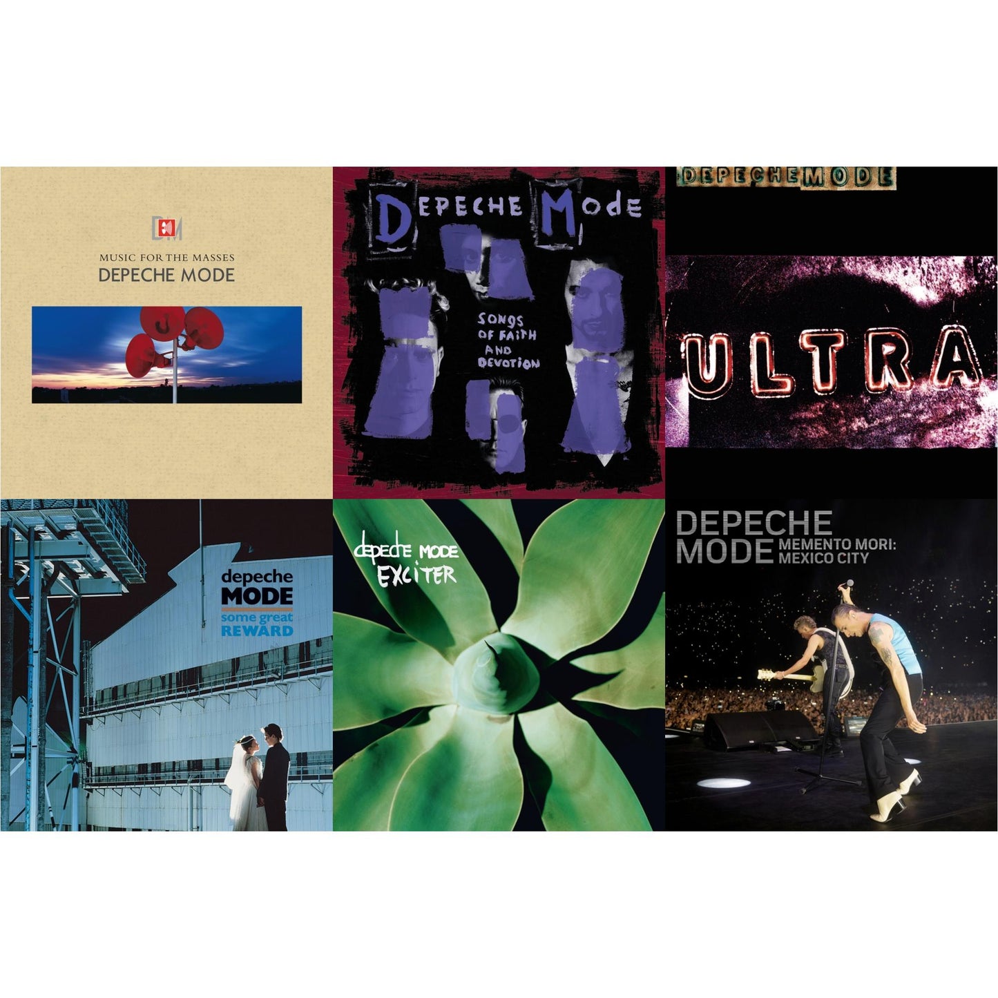 Music For The Masses & Songs Of Faith & Devotion & Ultra & Some Great Reward & Exciter & Memento Mori: Mexico City (2CD)