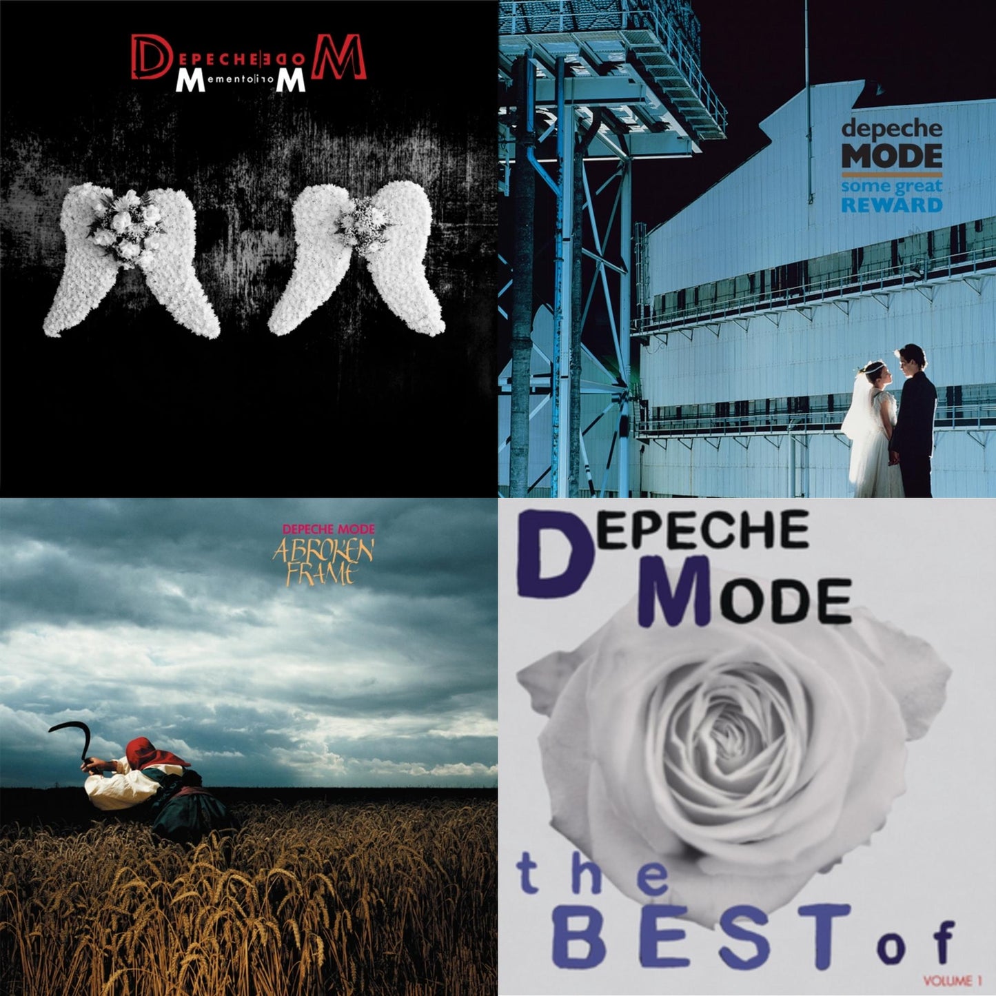 Memento Mori (2LP/Tri-Fold Jacket/Inner Sleeves/Poster) & Some Great Reward & Broken Frame (180G) & Best Of Depeche Mode Vol.1