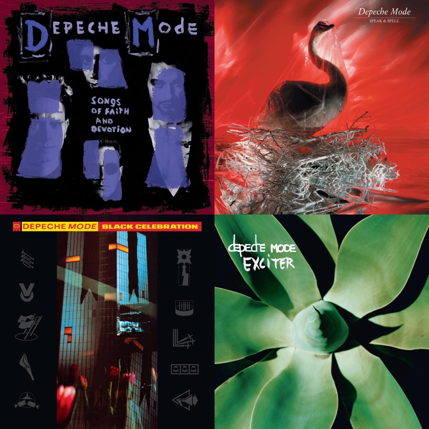 Songs Of Faith & Devotion & Speak & Spell & Black Celebration & Exciter (2LP)