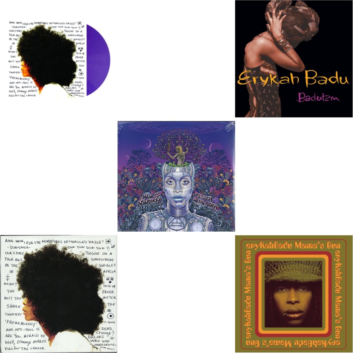 Worldwide Underground (Purple LP Vinyl) & Worldwide Underground & New Amerykah Part 2: Return Of Ankh & Baduizm & Mama's Gun