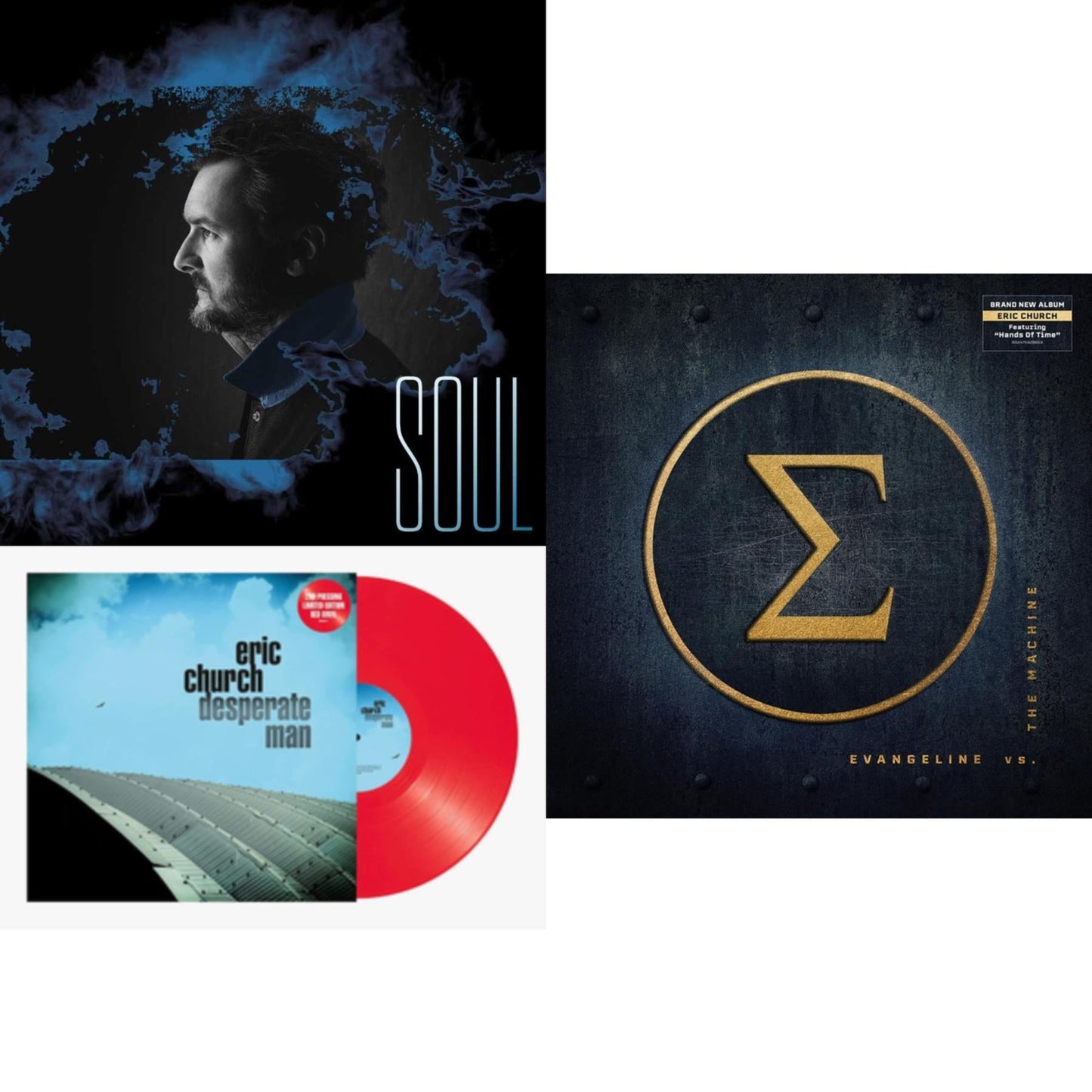 Soul & Desperate Man (Red LP Vinyl) & Evangeline Vs. The Machine