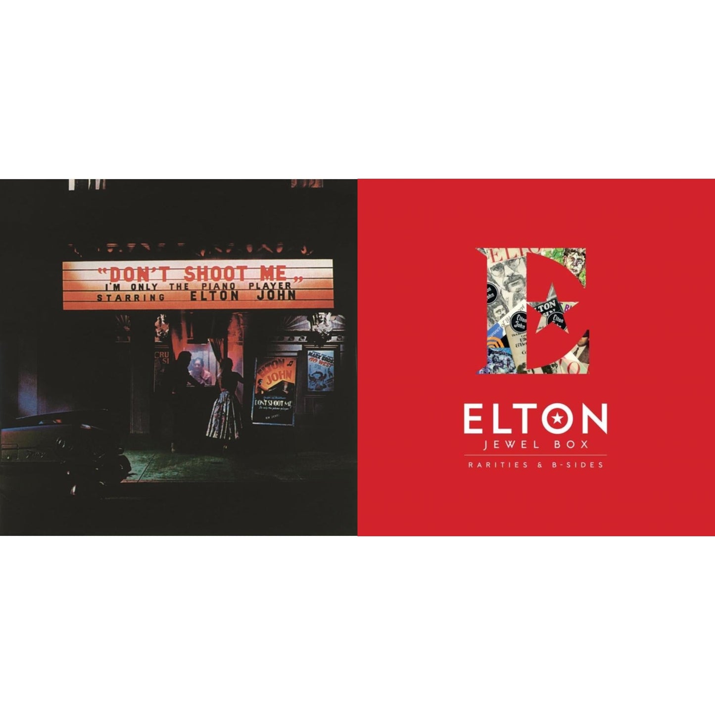 Don't Shoot Me I'm Only The Piano Player (Red Splatter LP Vinyl/180G) & Jewel Box (3LP - Rarities & B-Sides)